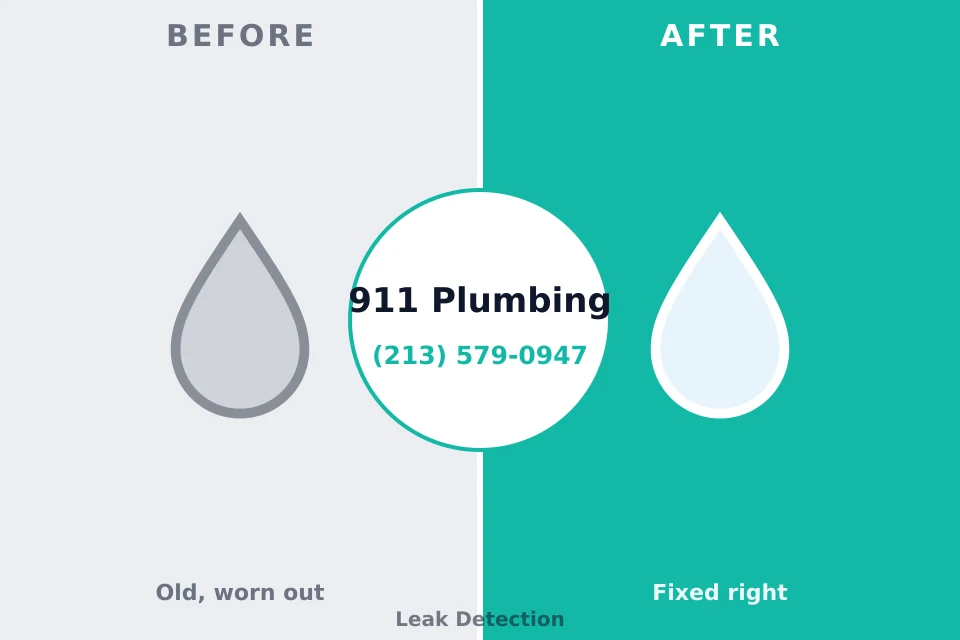 Before and after: plumbing company Nemacolin, PA